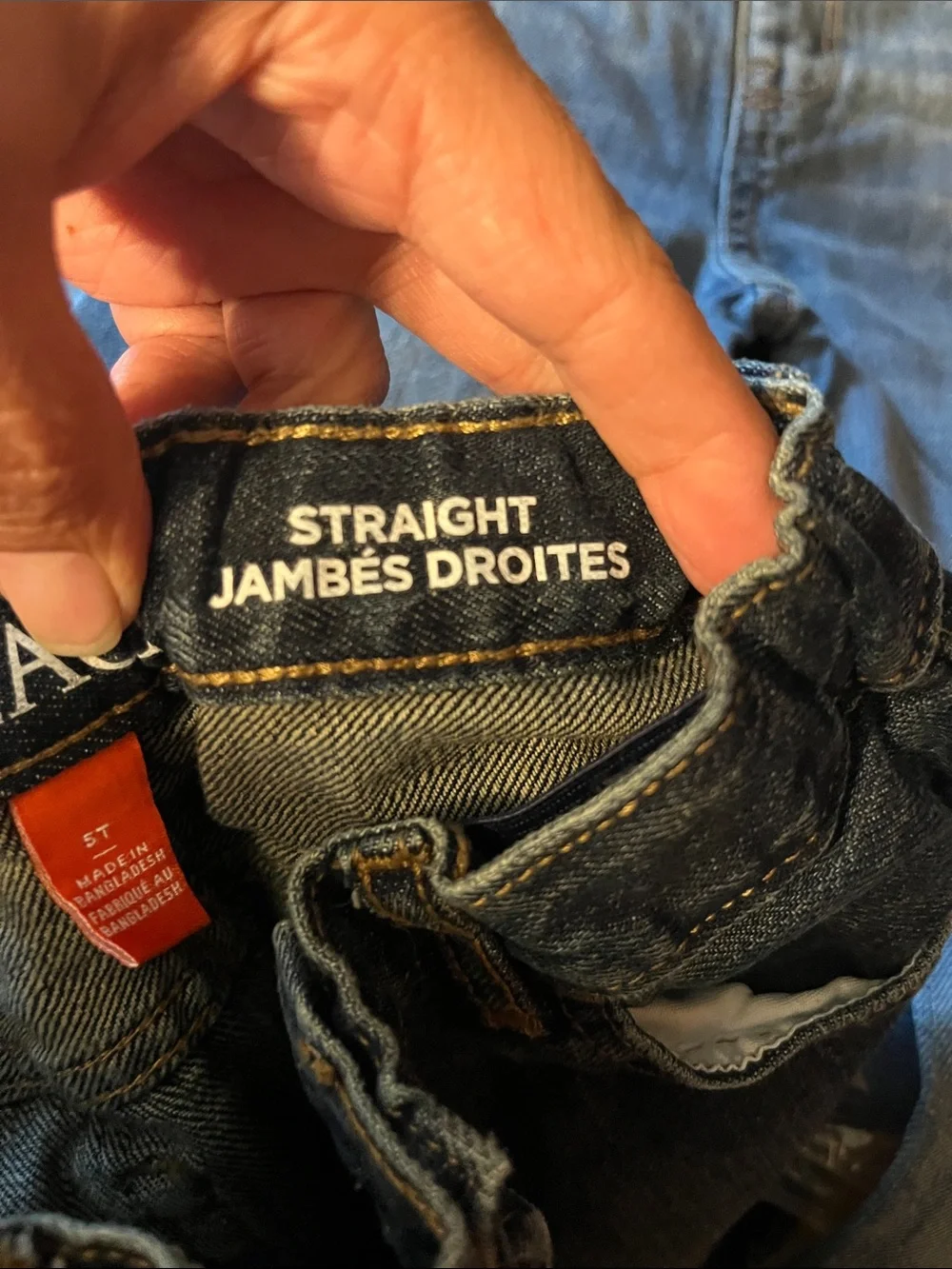 The Children's Place Dark Wash Straight-Leg Jeans
